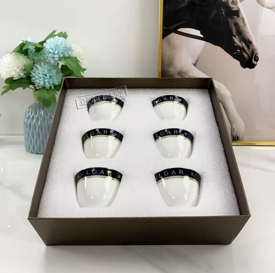 BVLGARI Arabic coffee set of six cups 